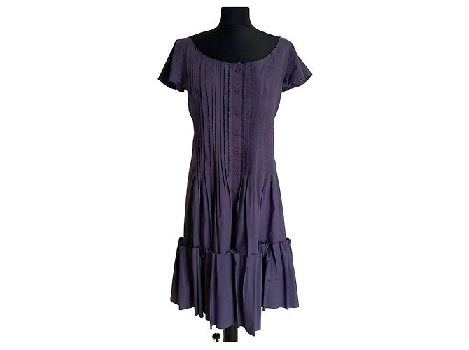 Philosophy Di Alberta Ferretti Baumwollkleid Lavendel