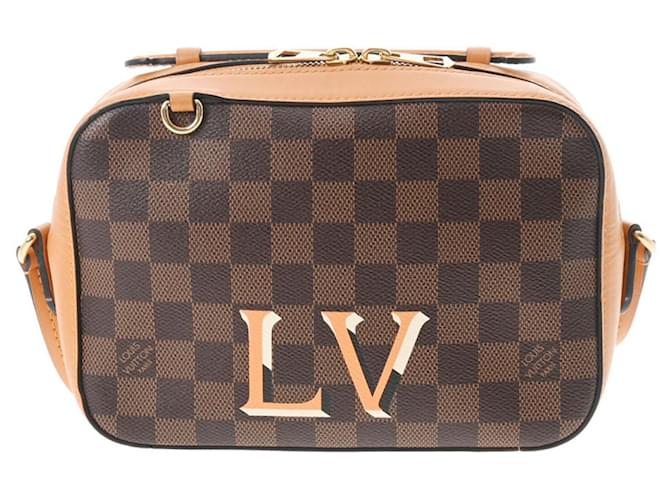 Preloved Louis Vuitton Santa Monica Monogram Beige Vernis Clutch