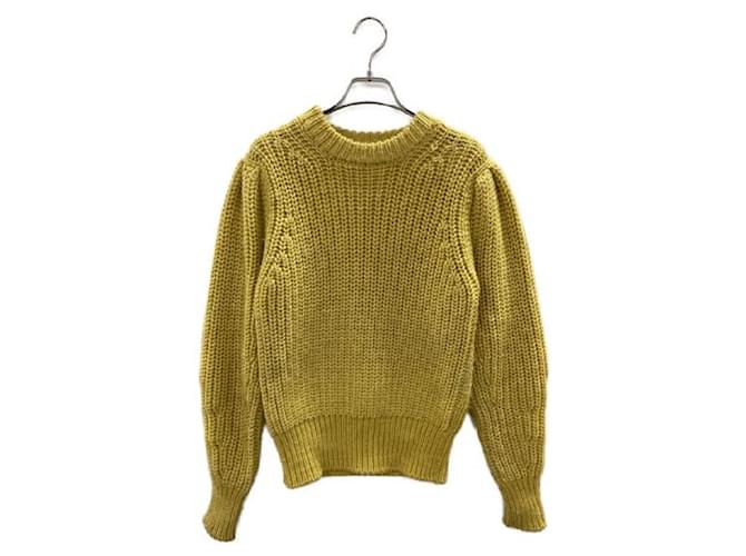 ****ISABEL MARANT ETOILE Pull en maille côtelée jaune Laine  ref.968865