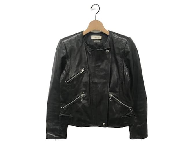 ****ISABEL MARANT ETOILE Black Leather Jacket  ref.968877