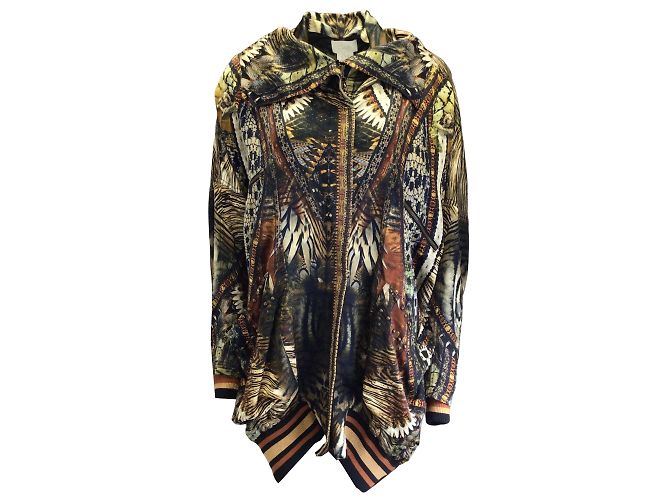 Camilla Marrone / Parka multi Kakadu Calling color oro