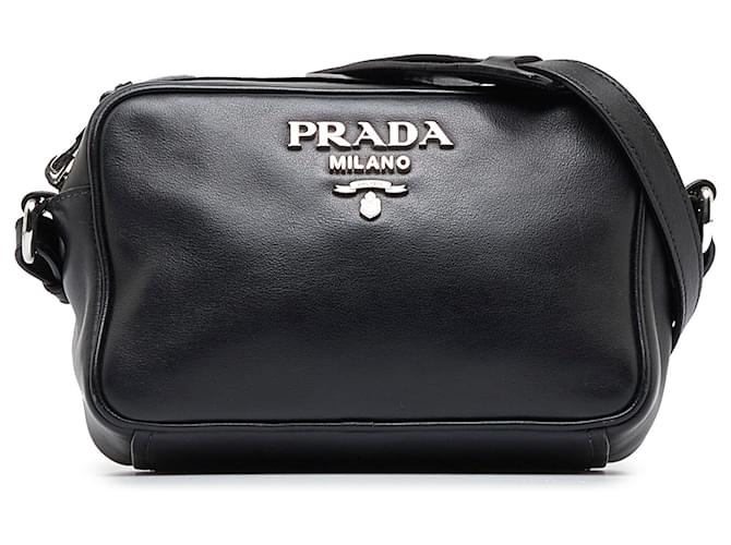 Prada black sale camera bag