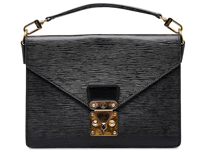 Louis Vuitton Black Epi Monceau Leather ref.968970 - Joli Closet