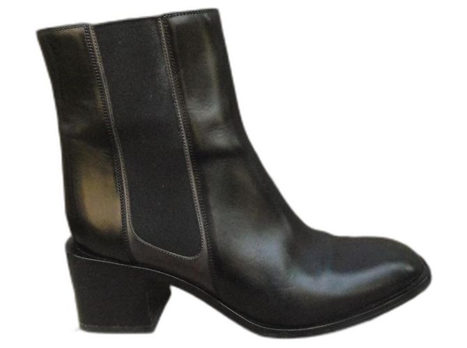 Sartore Lederstiefel schwarz 37.5 IT