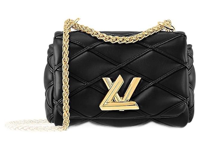 Louis Vuitton Pico Go 14 Black Leather Handbag