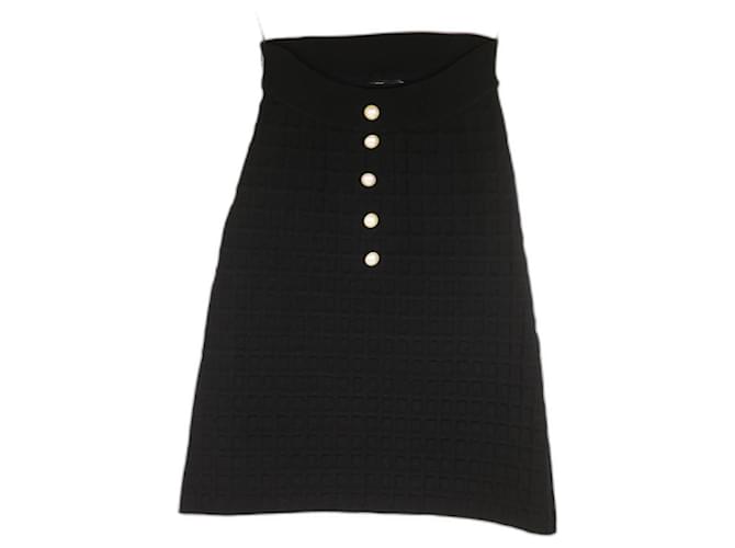 Incrível Chanel Runway Dress Botões de pérola Multicor Viscose  ref.969189