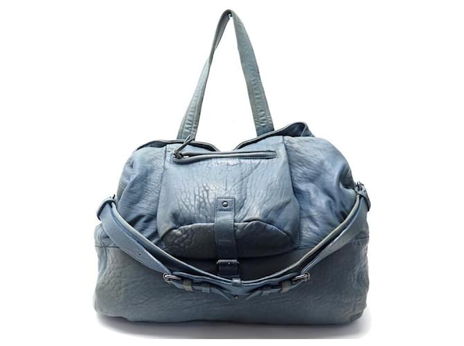 JEROME DREYFUSS BILLY L CABAS BORSA A MANO IN PELLE BLU JEROME DREYFUSS BORSA A MANO  ref.969310
