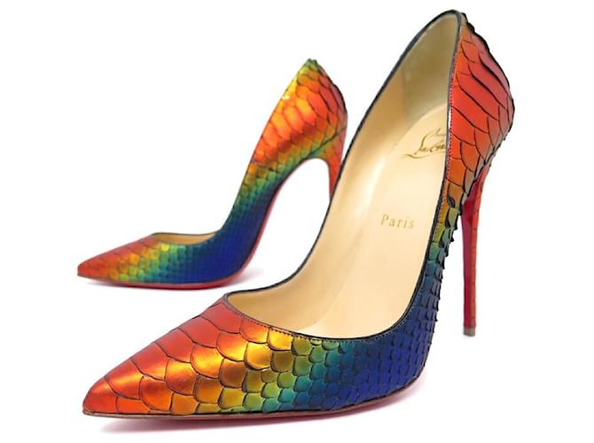 Rainbow christian louboutin shoes hotsell