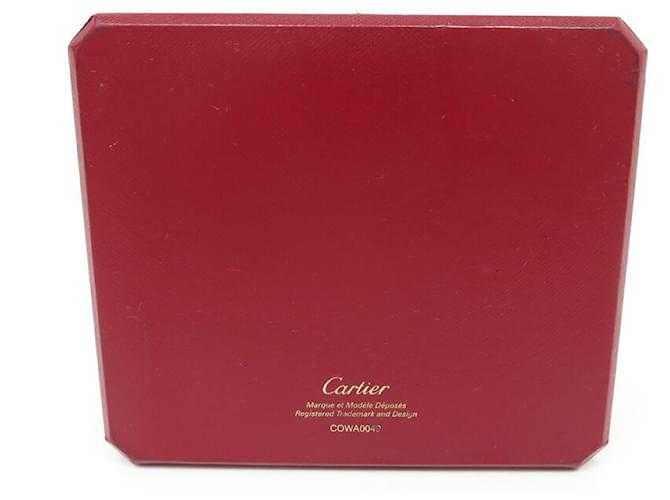 CARTIER COWA BOX0049 FOR WATCH CALIBER TANK PASHA BALLOON SANTOS WATCH BOX Red Leather  ref.969351