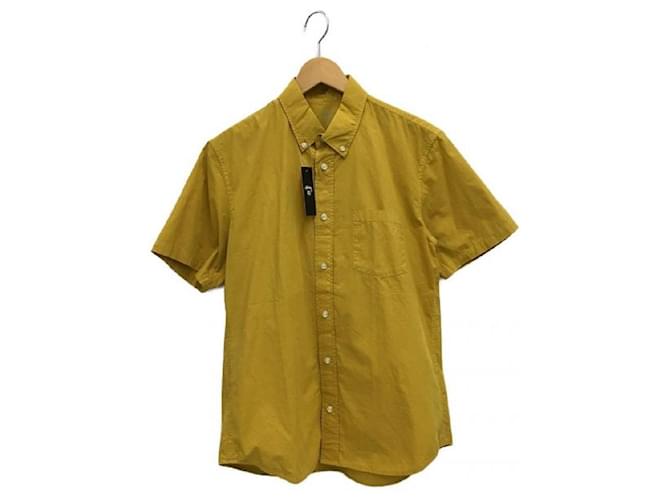 Autre Marque ****Camisa de manga corta STUSSY Amarilla Amarillo Algodón  ref.969431