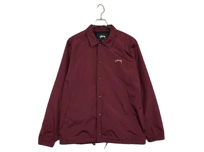 Autre Marque ****Giacca STUSSY bordeaux Cotone Poliestere  ref.969437