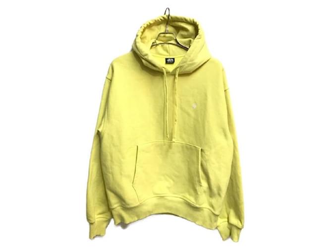 Autre Marque ****STUSSY Yellow Hoodie Cotton Polyester  ref.969441