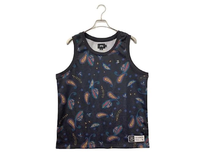 Autre Marque ****STUSSY Black Sleeveless Top Polyester  ref.969445