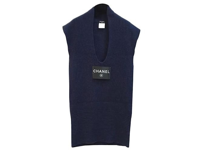 CHANEL Unisex Logo Knit Sweater