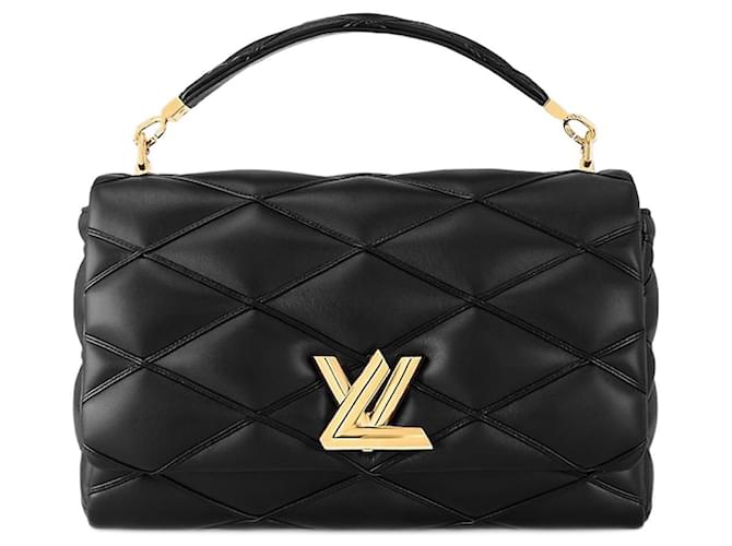 Louis Vuitton LV GO-14 MM Handtasche neu Schwarz Leder  ref.969613