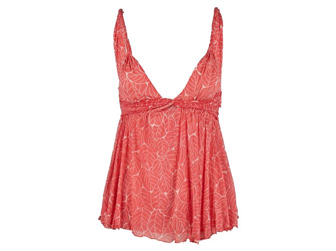 Top estampado Diane Von Furstenberg Rosa