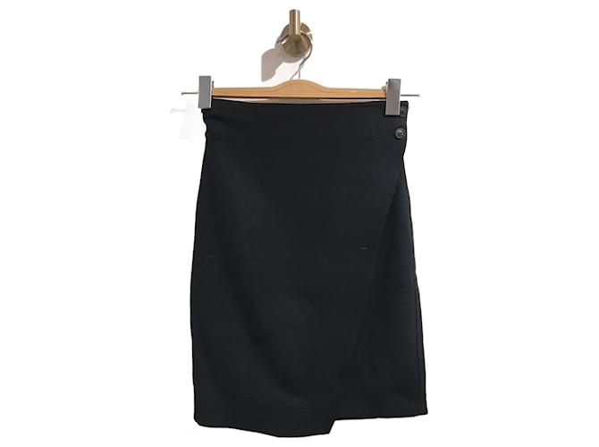 VERSACE  Skirts T.International XXS Wool Black  ref.969663