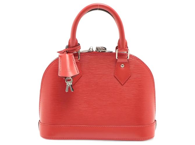 Louis Vuitton Alma BB Epi Red 2-way top handle Leather  ref.969687