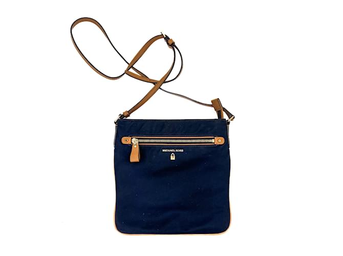 Hamilton leather tote Michael Kors Blue in Leather - 39614401