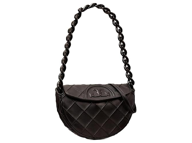 Tory Burch Shoulder Bag for Women, Black, Leather, 2023