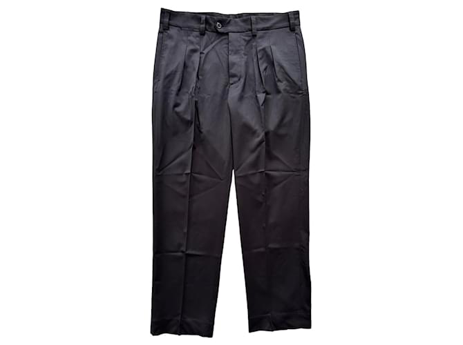 Moncler Pantalón negro de vestir de lana  ref.970264