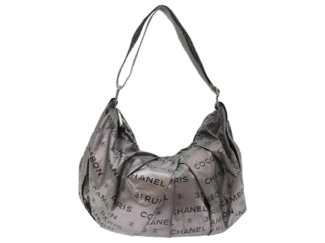 CHANEL, Bags, Chanel Rue Cambon 32 Silver Hobo Shoulder Bag