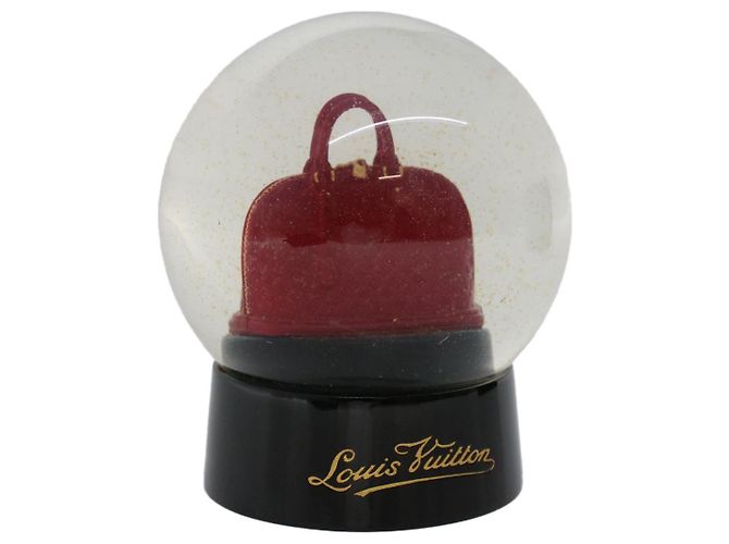 LOUIS VUITTON Snow Globe Alma Glass VIP Only Clear LV Auth 45199