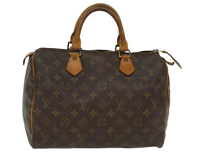 Louis Vuitton Monogram Speedy 30 Hand Bag M41526 LV Auth am4594 Cloth  ref.970322 - Joli Closet