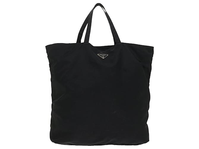 PRADA Tote Bag Nylon Black Auth bs6380  ref.970332