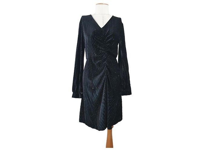 Abito Max Mara in velluto nero