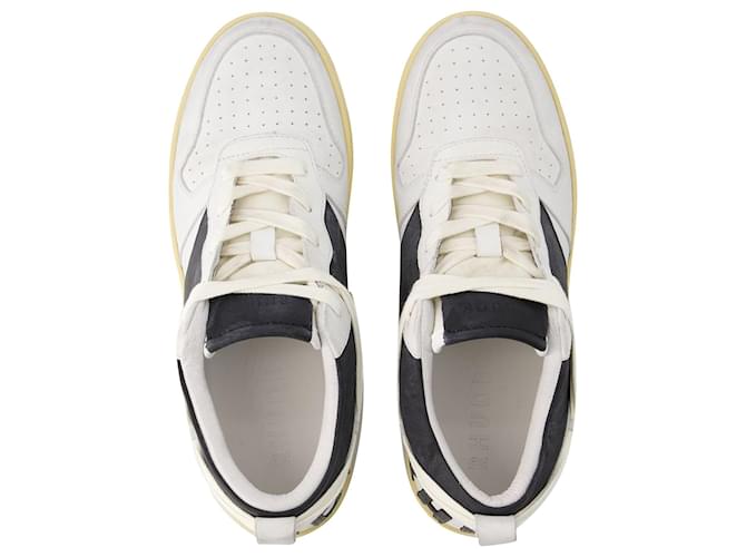 Autre Marque Rhecess Low Sneakers - Rhude - Leather - White/Black  ref.970621