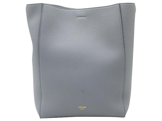 Authentic CELINE Sangle Bucket Shoulder Bag Leather × Canvas Rare Color  Beige | eBay