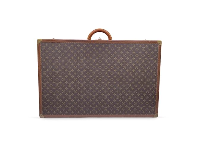 Louis Vuitton Vintage Monogram Canvas Bisten 80 Trunk Luggage Bag Brown  Cloth ref.970688 - Joli Closet