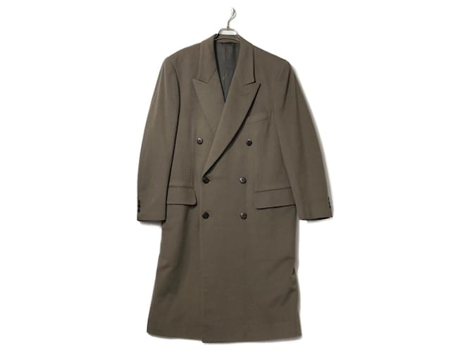 Givenchy Men Coats Outerwear Brown Wool  ref.971088