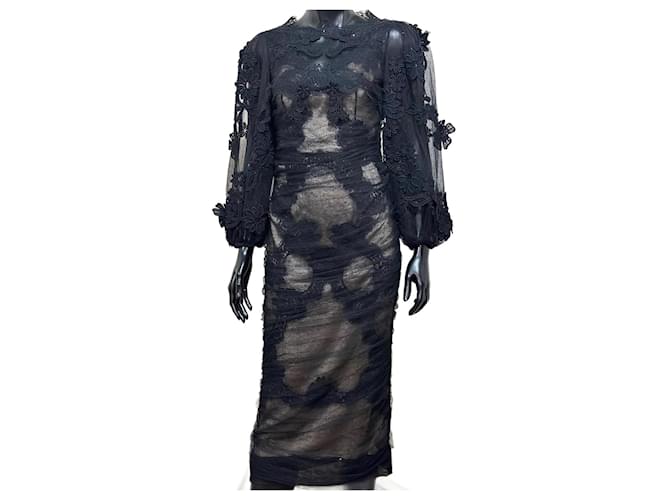 Dolce & Gabbana Dresses Black Elastane  ref.971167