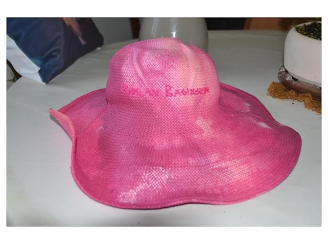 Autre Marque novo chapéu Rosa Palha  ref.971187