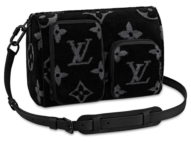 Louis Vuitton LV Speedy multipocket new Black Cloth  ref.971194