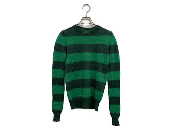 ****ISABEL MARANT ETOILE Green Black Striped Knitwear Nylon Mohair  ref.971217