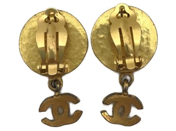 ***CHANEL Shell x Coco Mark Swing-Ohrringe