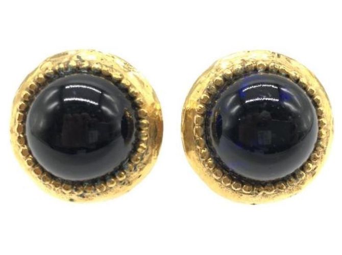Pendientes Chanel negros