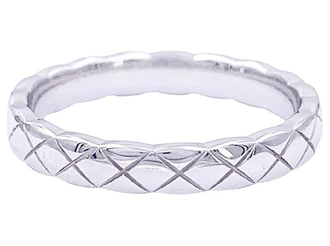 Chanel wedding ring, Coco Crush, WHITE GOLD. ref.971417 - Joli