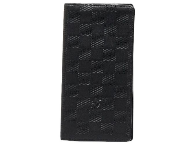 Louis Vuitton Damier Infini Brazza Wallet N63010 Black