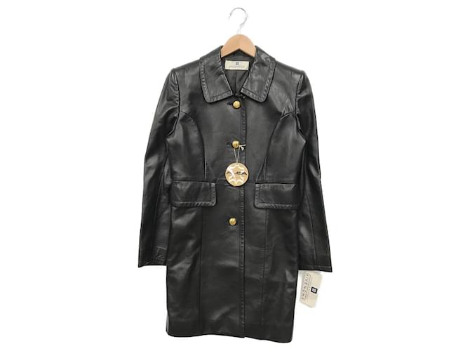 Givenchy Coats, Outerwear Black Leather  ref.971629