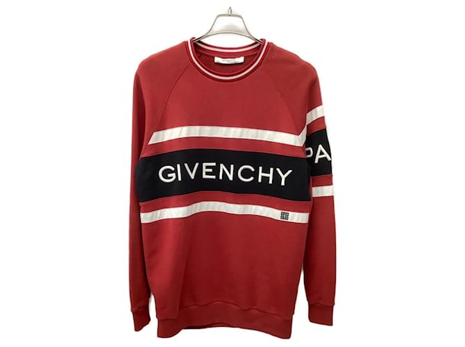 Givenchy Camisolas Vermelho Algodão  ref.971972
