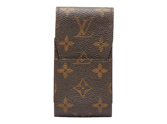 Louis Vuitton Monogram Cigarette Case M63024 Brown Cloth ref.972010 - Joli  Closet