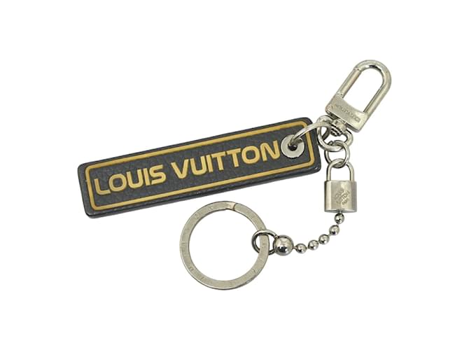 Louis Vuitton Bijou de Sac Porte Clet Tab en Cuir MP2211 Métal Noir  ref.972022