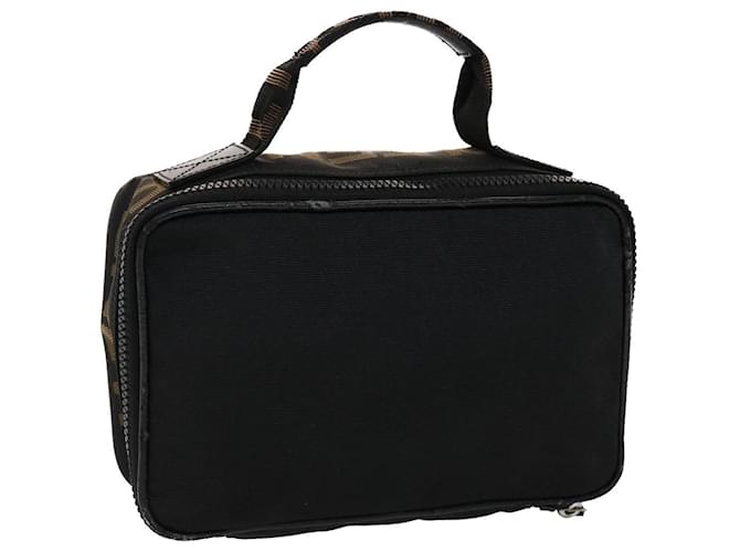FENDI Hand Bag Nylon Black Auth yb205  ref.972180