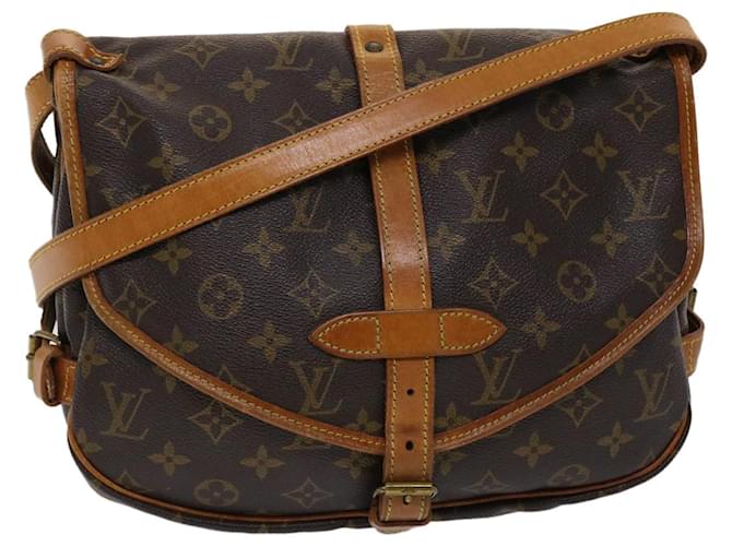 Louis Vuitton Monogram Saumur 30 Shoulder Bag M42256 LV Auth 46102 Cloth  ref.972207