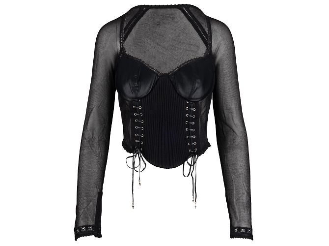 Autre Marque Collection Privée Corset Top Black 