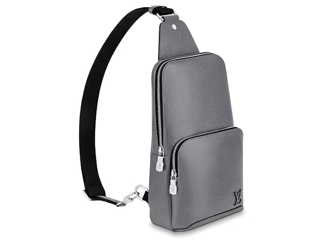 Louis Vuitton LV Avenue Slinbag new Grey Leather  ref.972246